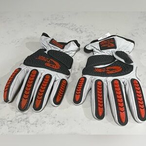 Magid Gray and Red Work Gloves
